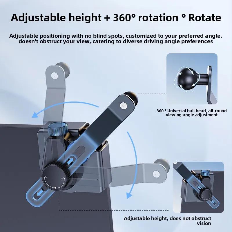 Magnetic Mount Phone Holder 360 Rotation Dashboard Stand for Tesla Model 3 Y 2017-2025 Strong Suction Car Accessories