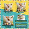 Easter Spring Bunny Cushions Pillowcase Polyester Cushion Cover Throw Pillow Pillowcover Home Car Sofa Decor