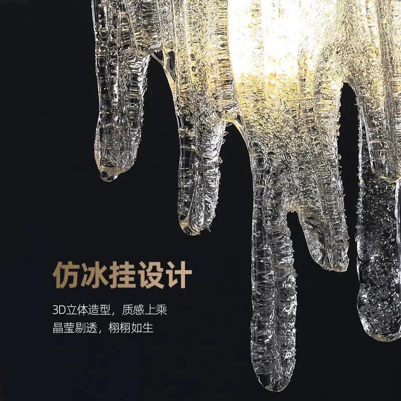 Luxury Gold Lustre Copper Crystal Pendant Lights LED E14 Modern Hanging Lamp Bedside Bedroom Model/Dining Room Kitchen Store Bar