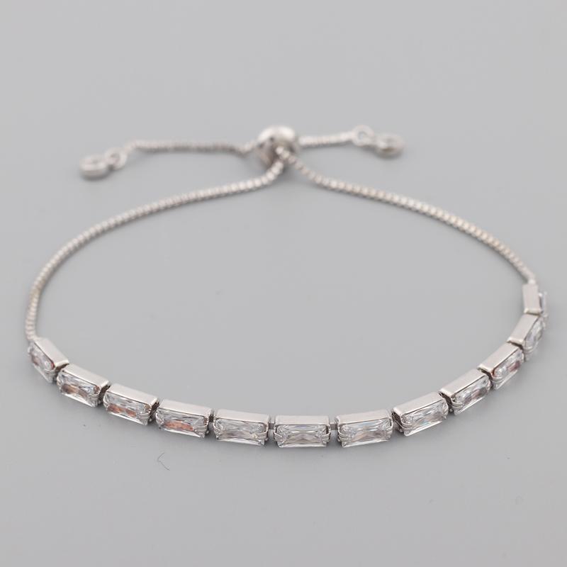 Women's Charm Tennis CZ Zircon Rainbow Bracelet For Women Luxury Multicolor Crystal Bracelet Couple Jewelry Gifts Pulseras Femme