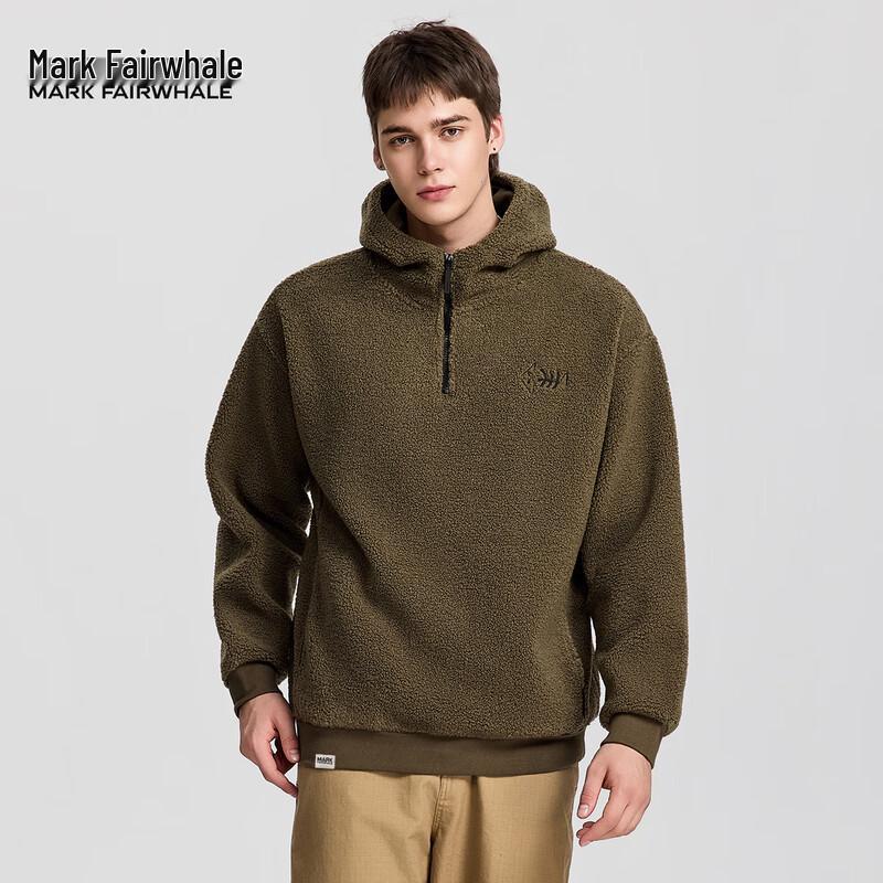 

Мужская толстовка-пуловер Mark Fairwhale на флисе с укороченной молнией 2XL