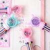 5Pcs/Lot Kawaii Fantasy Rainbow Unicorn Sequins 10 Colors Ballpoint Pen Cute Pony Student Pens School Stationery Office Supplies
