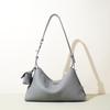 Relaxation Versatile Light Luxury First Layer Cowhide Underarm Pillow Bag Office Worker Business High Fashion Leather Messenger Bag