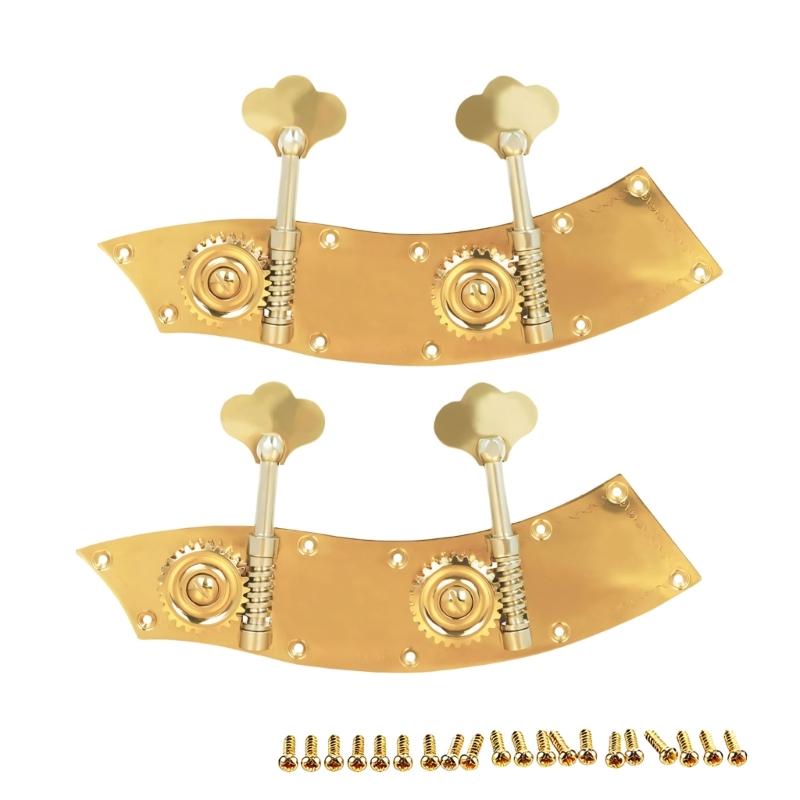

Bass Knob Tuning Peg Double Metal Gear Tuning Key Pegs Guitar Machine Head Tuning Key Pegs Enhances Sound Quality 1