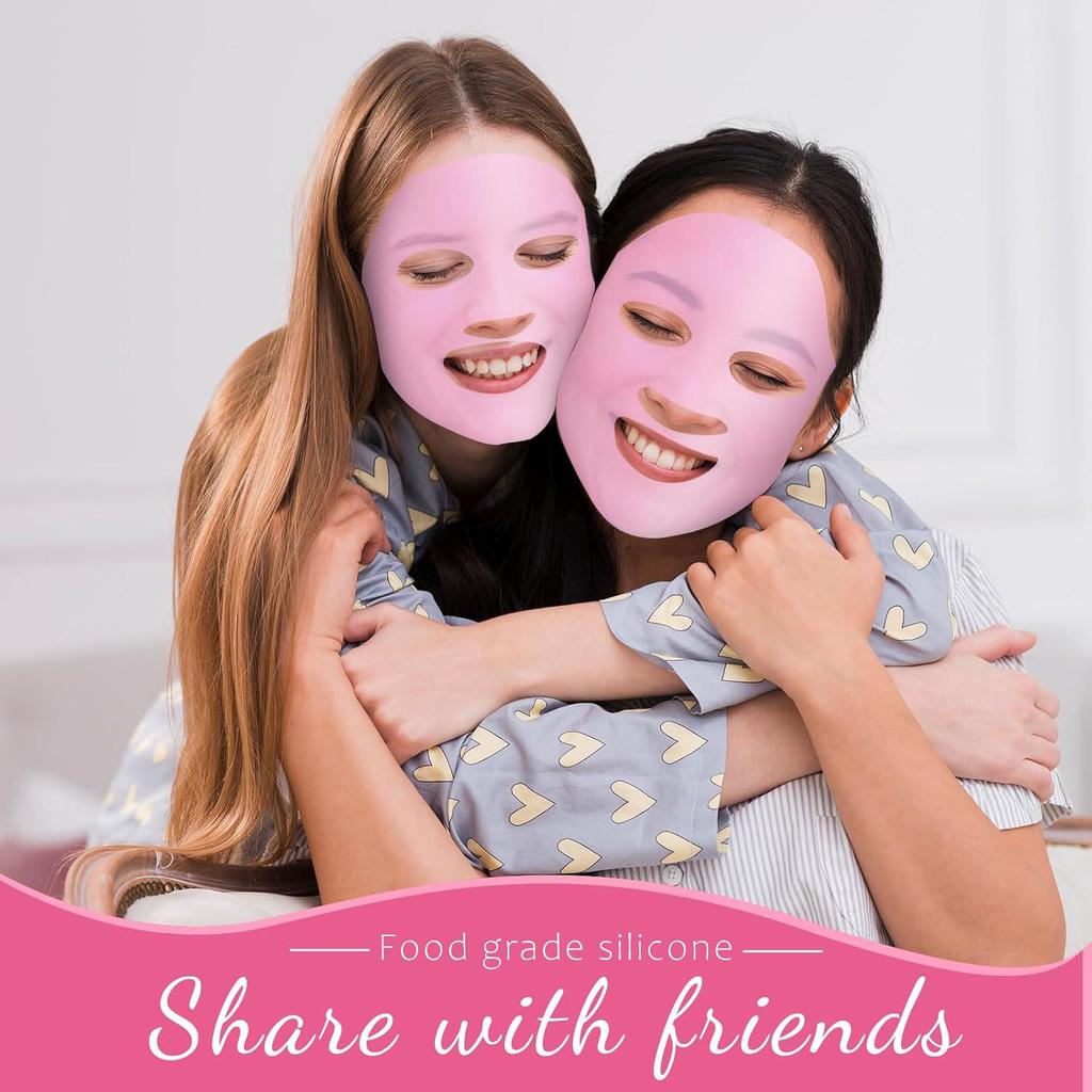In-Stock Reusable Ear-Hanging 3D Silicone Mask for Locking in Moisture and Hydration