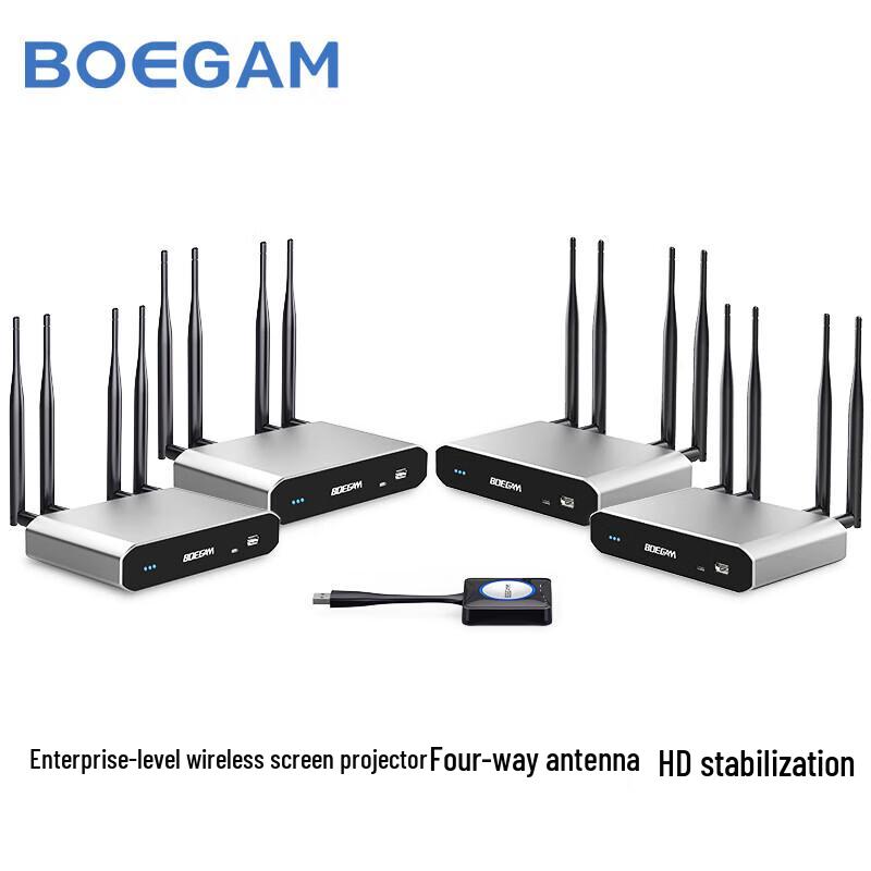 

BOEGAM Multi-Receiver Wireless Screen Projector (CN version)