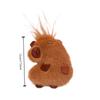 Animals Capybara Plush Keychain Stuffed Doll Capybara Plush Key Chain  Backpack Decoration
