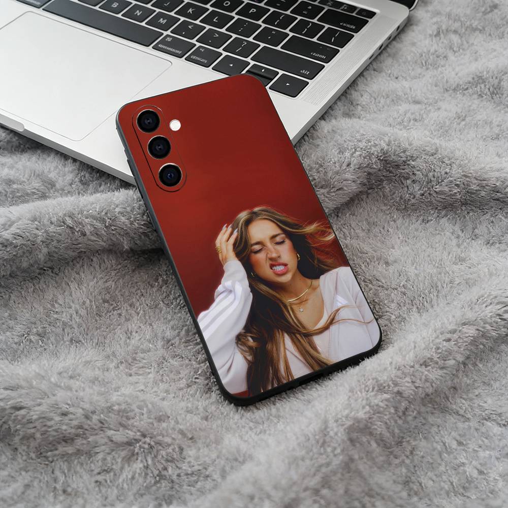 New Generation Diva - T-Tate -McRae Black Soft Silicone Phone Case for Samsung Galaxy A73, A71, A72, A70, A53, A52, A51