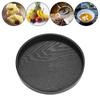 Black Color Wood Serving Tray Solid Wood Tea Serving Tray Platter Food Serving Tray  Restaurant Use