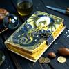 Dragon Leather Journal: Handmade Book of Shadows with Deckle Edge Paper