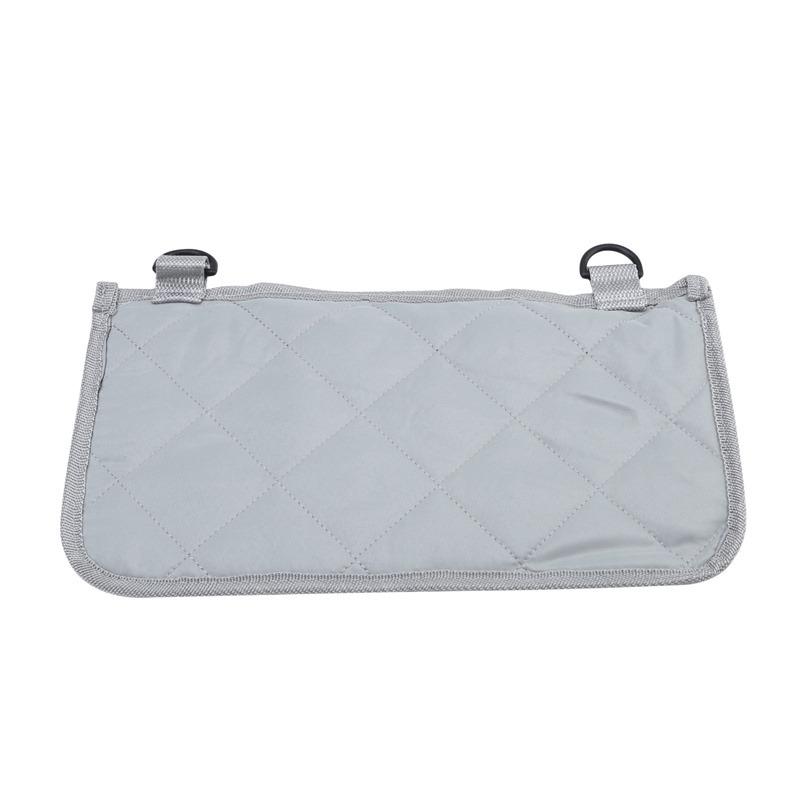 Wheelchair Side Bag With Cup Holder Portable Armrest Storage Pouch For Walker Rollator And Electric Scooter Wheelchairs