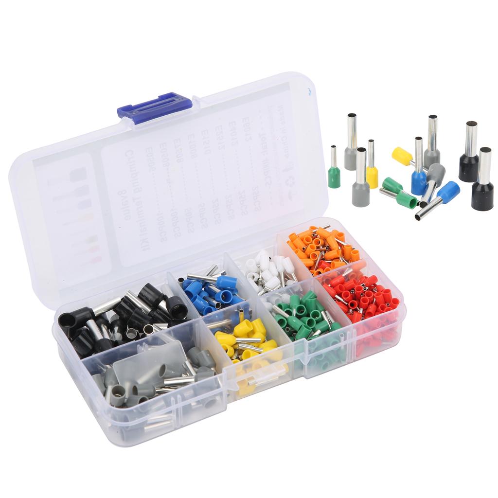 400 ks izolovaných krimpovacích konektorů pro zapojení vodičů, průmyslové potřeby AWG 22 - 10