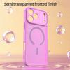 Frosted Full Cover Lens Protection Cases For iPhone 17 Pro 17 Pro Max 17 Air Translucent Matte Magnetic For Magsafe Soft Cover