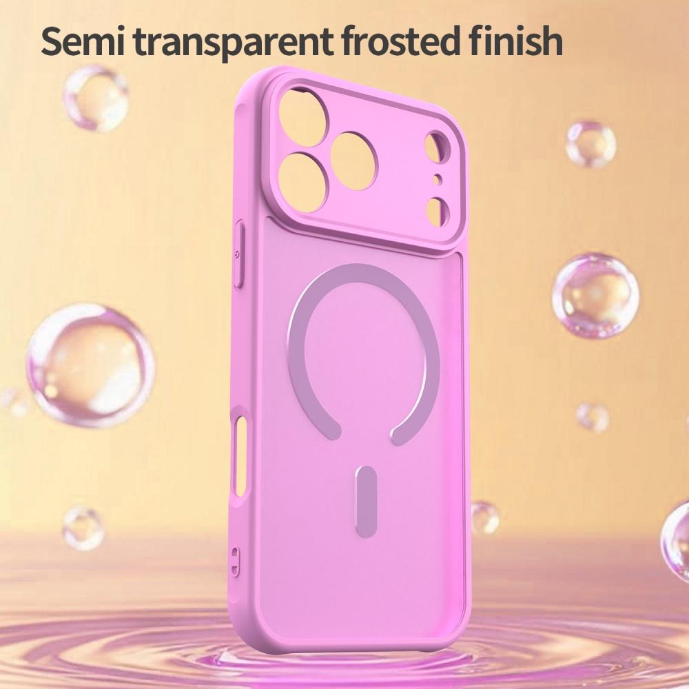 Frosted Full Cover Lens Protection Cases For iPhone 17 Pro 17 Pro Max 17 Air Translucent Matte Magnetic For Magsafe Soft Cover