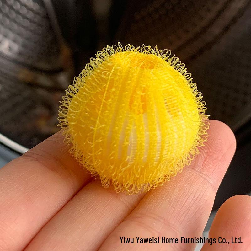 Anti-Tangle Nylon Laundry Balls for De-linting and Hair Removal In Washing Machines