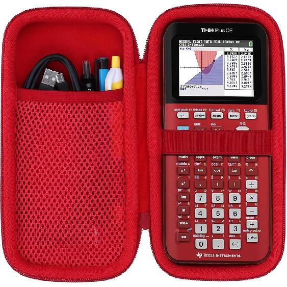 Hard Case Compatible with Texas Instruments TI-84 Plus CE/TI-84 Plus/TI-Nspire CX II CAS/TI-Nspire CX II/TI-83 Plus/TI-89 Titanium/TI-85 / TI-86