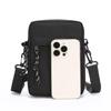 Mini Casual Crossbody Bag for Men Water Resistant Lightweight Nylon Shoulder Pouch for Daily Shopping Short Trip