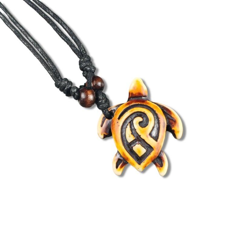 Vintage Animal Necklace, Springy Turtle Resin Jewelry Pendant, Sweater Chain Couple Accessories