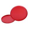 Zestaw 2 szt. Czerwona Okrągła Taca Filiżanka do Herbaty Talerz na Owoce Deser Taca do Serwowania dla Hotelu Restauracji Domu