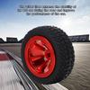 4PCS RC Car Model Accessories Fit for WLtoys 128 K98953 RC Aluminum Tires(Red)