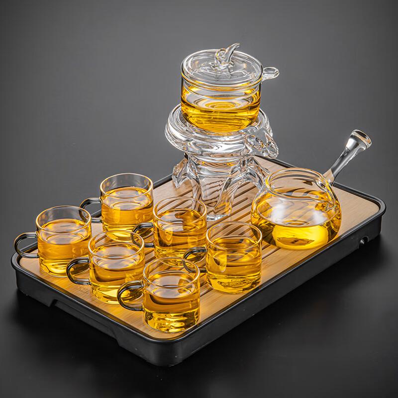 Lainuo 9-Piece Glass Automatic Tea Set