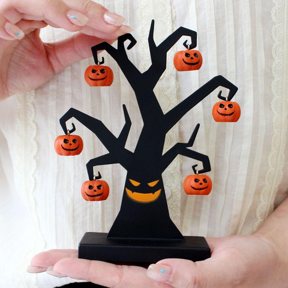 Funny Halloween Pumpkin Tree Prop Halloween Accessories Halloween Desktop Decoration  Party