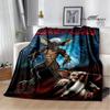 Gremlins cartoon printing blanket children's warm blanket flannel soft and comfortable blanket home travel blanket birthday gift