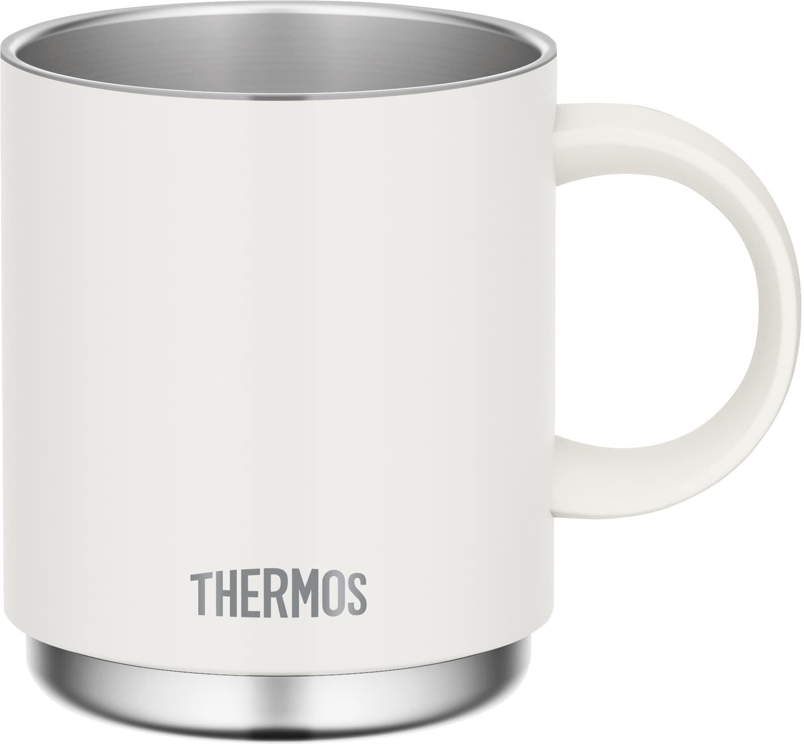 

[Dishwasher compatible model] Thermos vacuum insulated mug 350ml white JDS-350 WH