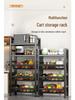 2025 Multifunctional Floor-Standing Kitchen Storage Rack: Multi-Layer Vegetable Basket Shelves
