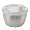 Stainless Steel Salad Spinner Multifunctional Large Capacity Lettuce Spinner Vegetable Dryer Fruit Washer Drain Basket