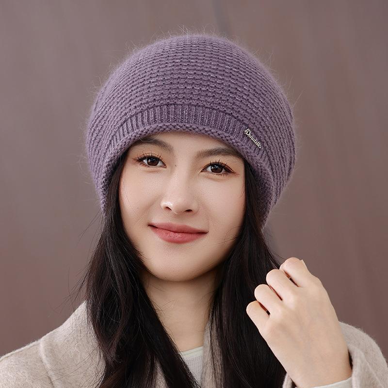 Women's New Stacking Hat, Warm Hat, Women's Cold-proof Wool Hat, Autumn and Winter Knitted Hat