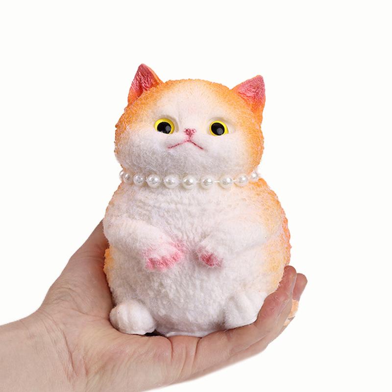 

Squishy Cat Squeeze Toy Cute Kitten Antistress Fidget Toy Stress Relief Toy for Kid Adults Anxiety Relaxation Birthday Gift Taba