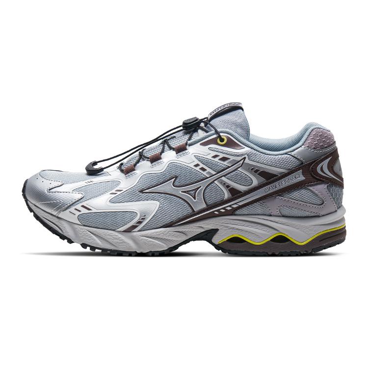 Mizuno Y2K Retro Trend Functional Slip-Resistant Durable Support Low-Top Casual Running Shoes Unisex Sneaker Silver Gray D1GH231811