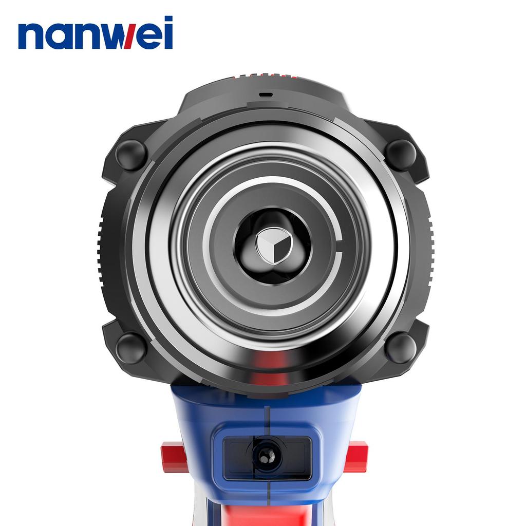 NANWEI 50 Nm 20V Electric Screwdriver with Impact Function, Brushless Motor