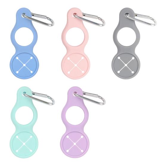 Nosič lahví na vodu Závěsná přezka Odolná proti opotřebení Lehká Mini velikost Venkovní cestovní silikonový držák láhve na vodu