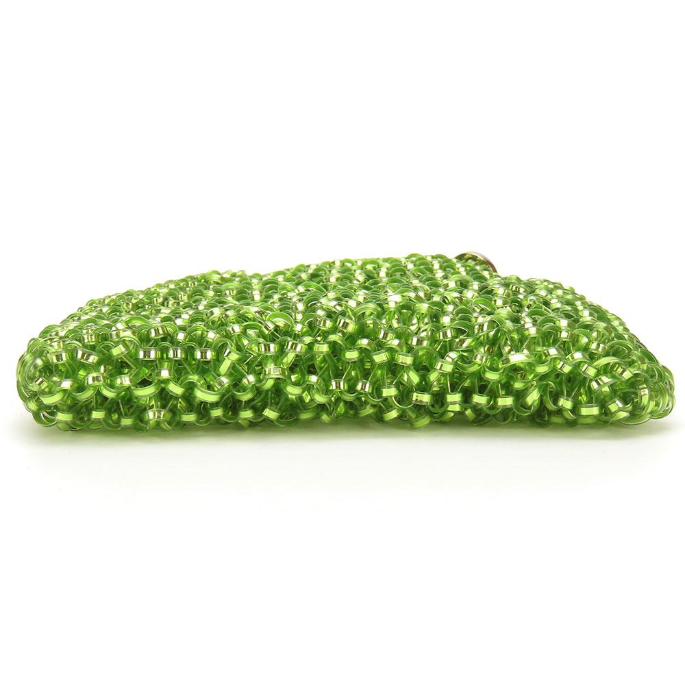 Used ANTEPRIMA Handbag Wire Bag PVC Green Party