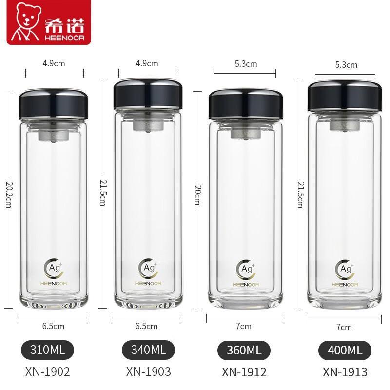 ZhiShi Double Wall Insulated Glass Tea Cup