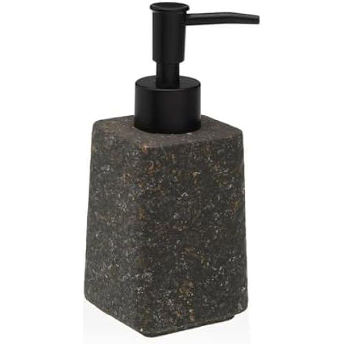 Distributeur de savon - VERSA - Multicolore - Céramique - Plastique - 8,5 x 8,5 x 17,5 cm