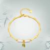 The New Model Has Your Bamboo Enough Bracelet for Women's Niche Light Luxury Fashion Versatile Design Bamboo Bracelet