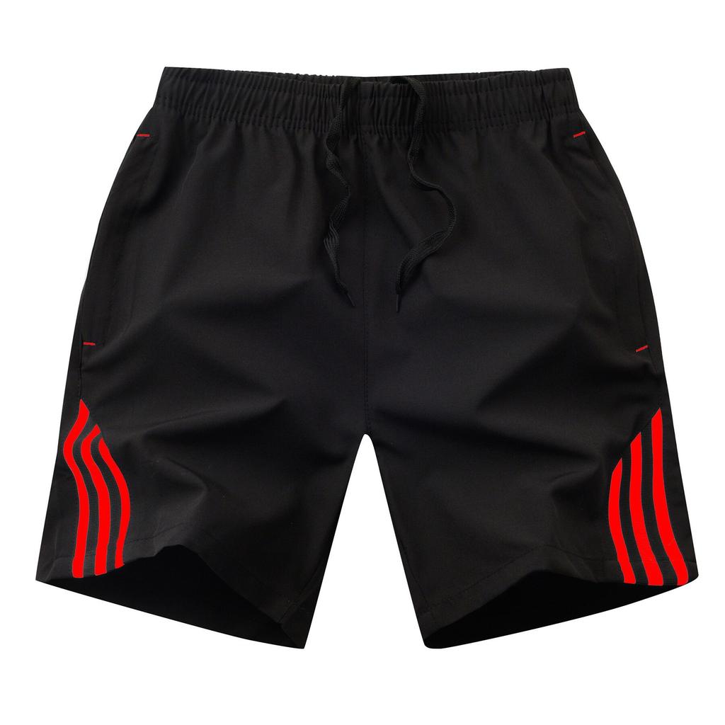 Summer Quick Drying Ice Silk Sports Casual Five Quarter Pants Plus Size Beach Men’s Shorts