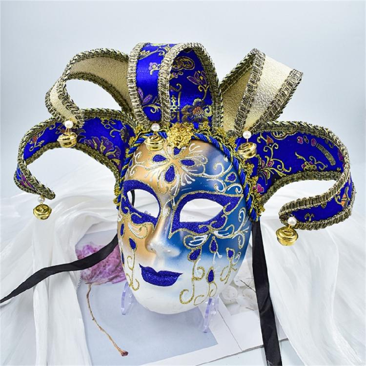 Masquerade Mask for Men Women Venetians Jester Mask Halloween Cosplay Party Costume Cosplay Mask for Wall Decorations