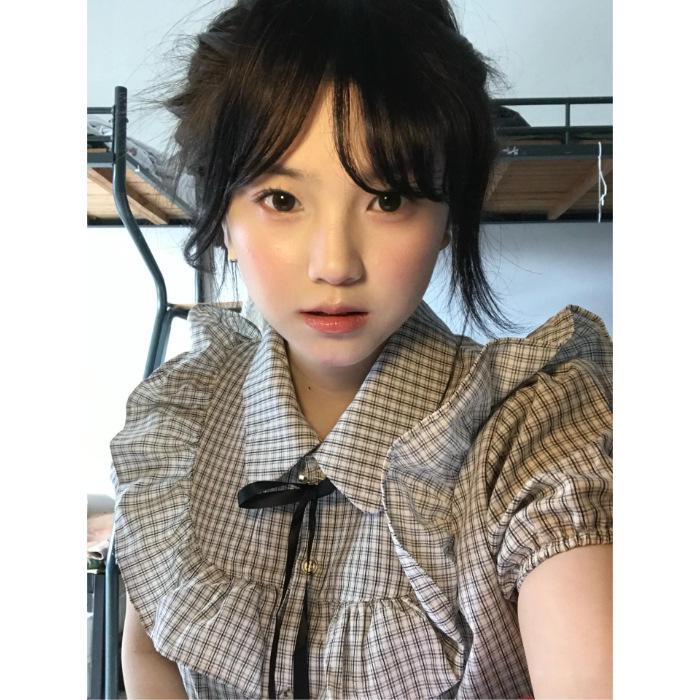 

Летняя японская женская футболка с оборками и полосками, 2025 XL