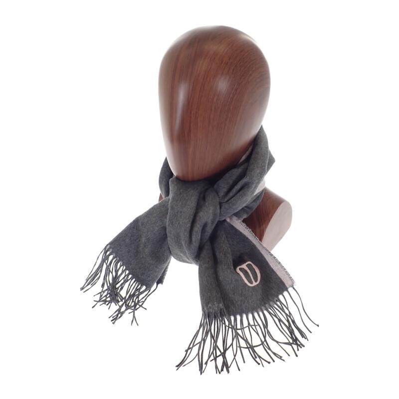 Dior 93E0015DH001 Scarf Gray/pink Silk Mens