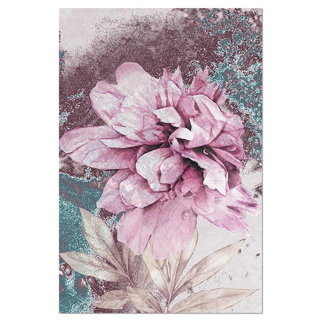 Wall Art Flower Posters and Prints Abstract Painting Scandinavian Poster Nordic Style Decorative Pictures for Living Room Decor