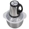 Food Processor Stainless Steel 4L High Capacity with 5 Blades Electric Food Chopper for Meat Vegetab