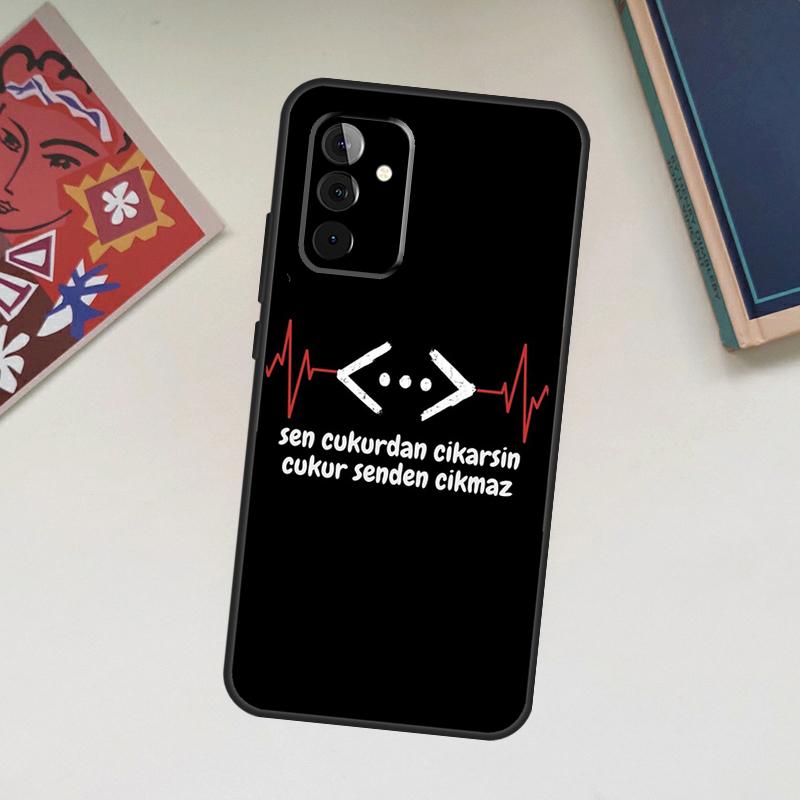Cukur Logo Case For Samsung Galaxy A06 A16 A26 A36 A56 A55 A35 A15 A53 A32 A52 A33 A13 A14 A34 A54 A17