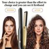 Professional Hair Straightener-Ionic Flat Iron with Negative Ions Men's Hair Styler, Anti-Scald Handle for Frizz-Free Styling