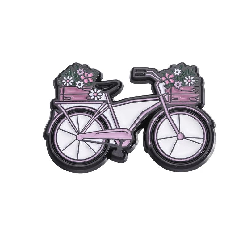 You Deserve A Break Enamel Pin Flowers Backpack Bicycle Watering Can Shoes Lapel For Backpack Badge Cartoon Brooch Party Jewelry
