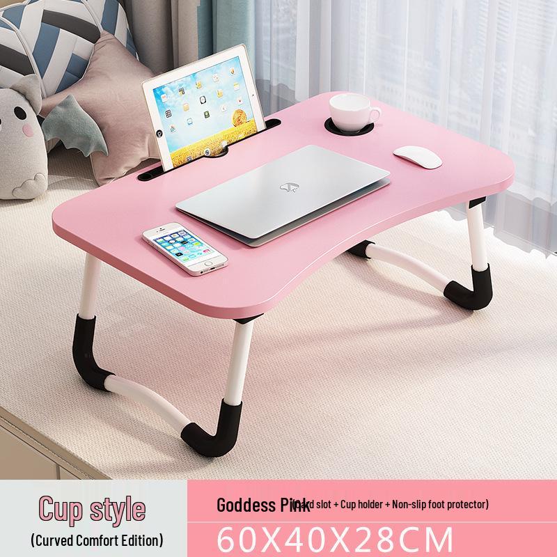 Foldable Laptop Bed Table - Portable Desk for Dorms and Lounging