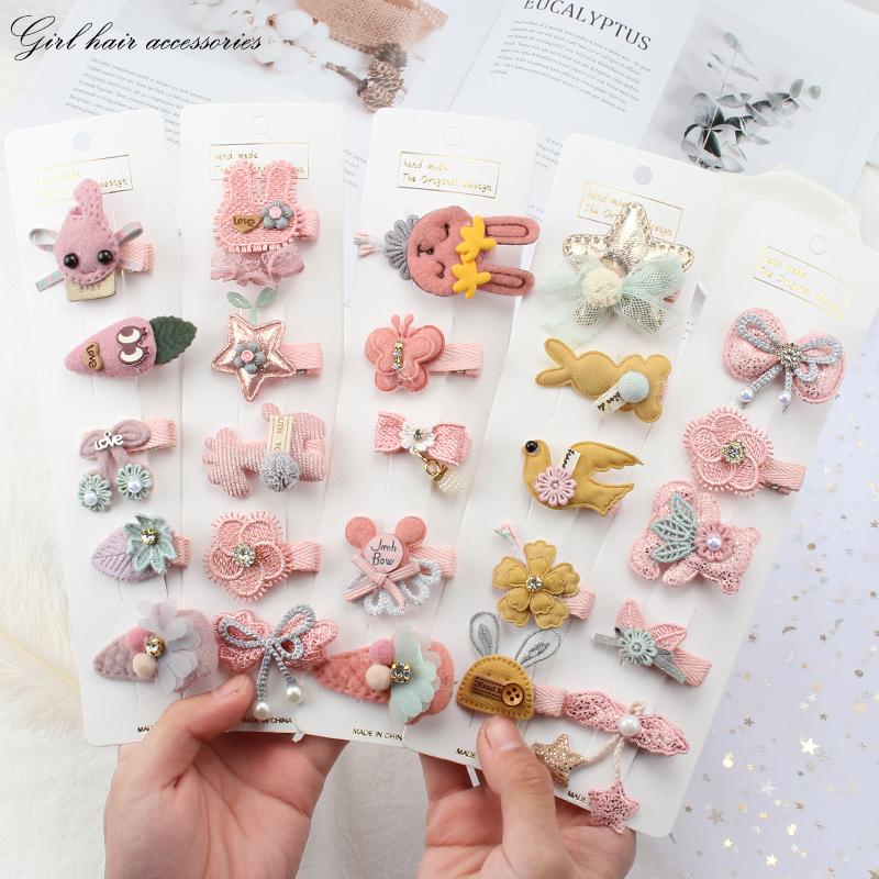 Vente-Filles Rose Hair Bow Floral Tissu cheveux arcs Handmade clips cheveux Vente-Filles Rose Hair Bow Floral Tissu cheveux arcs Handmade clips cheveux